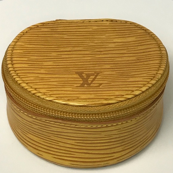 LOUIS VUITTON Epi Ecrin Bijoux Leather Jewelry Travel Case 😍💛 - Picture 1 of 17